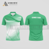 Mẫu áo polo tennis câu lạc bộ Tây Giang màu xanh ngọc thiết kế lạ ATNTK815