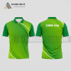 Mẫu áo polo tennis câu lạc bộ U Minh màu xanh lá thiết kế nữ ATNTK905