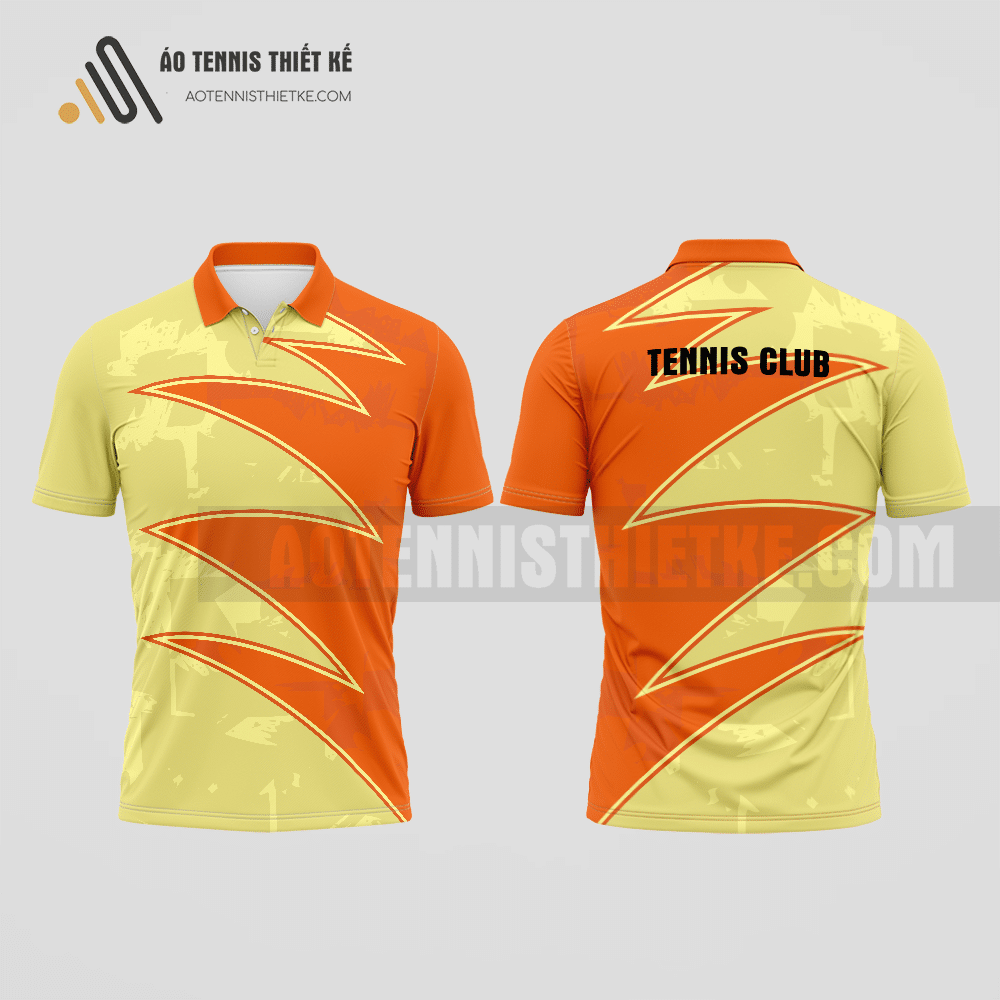 Mẫu áo quần vợt câu lạc bộ Kiến An màu da cam thiết kế giá rẻ ATNTK562