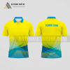 Mẫu áo quần vợt câu lạc bộ Kông Chro màu vàng thiết kế phong cách ATNTK577