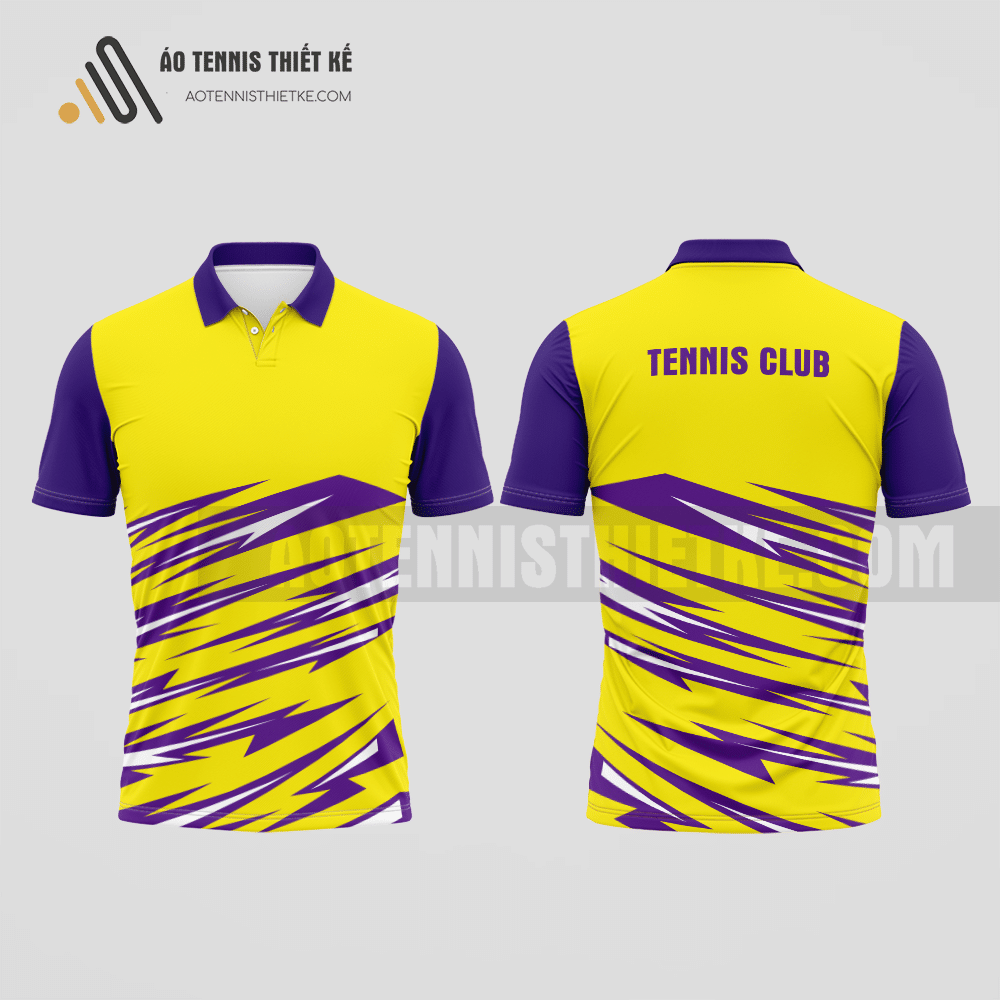 Mẫu áo quần vợt câu lạc bộ Ngã Bảy màu vàng thiết kế đa dạng ATNTK669
