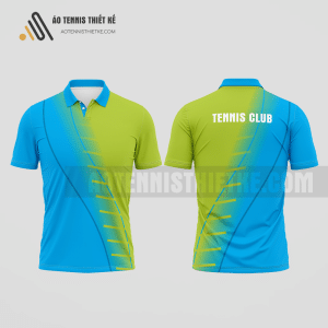 Mẫu áo quần vợt câu lạc bộ Nông Cống màu xanh da trời thiết kế tiện ích ATNTK699