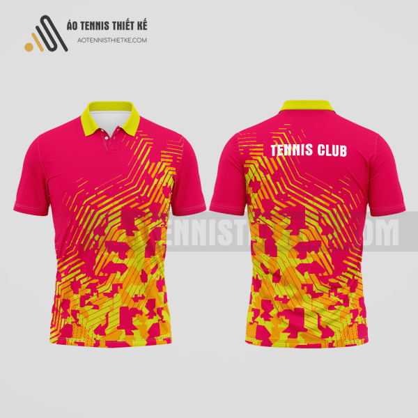 Mẫu áo quần vợt câu lạc bộ Phú Thọ màu hồng thiết kế nam ATNTK729