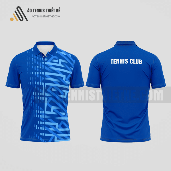 Mẫu áo quần vợt câu lạc bộ Quỳnh Lưu màu xanh biển thiết kế nữ ATNTK759