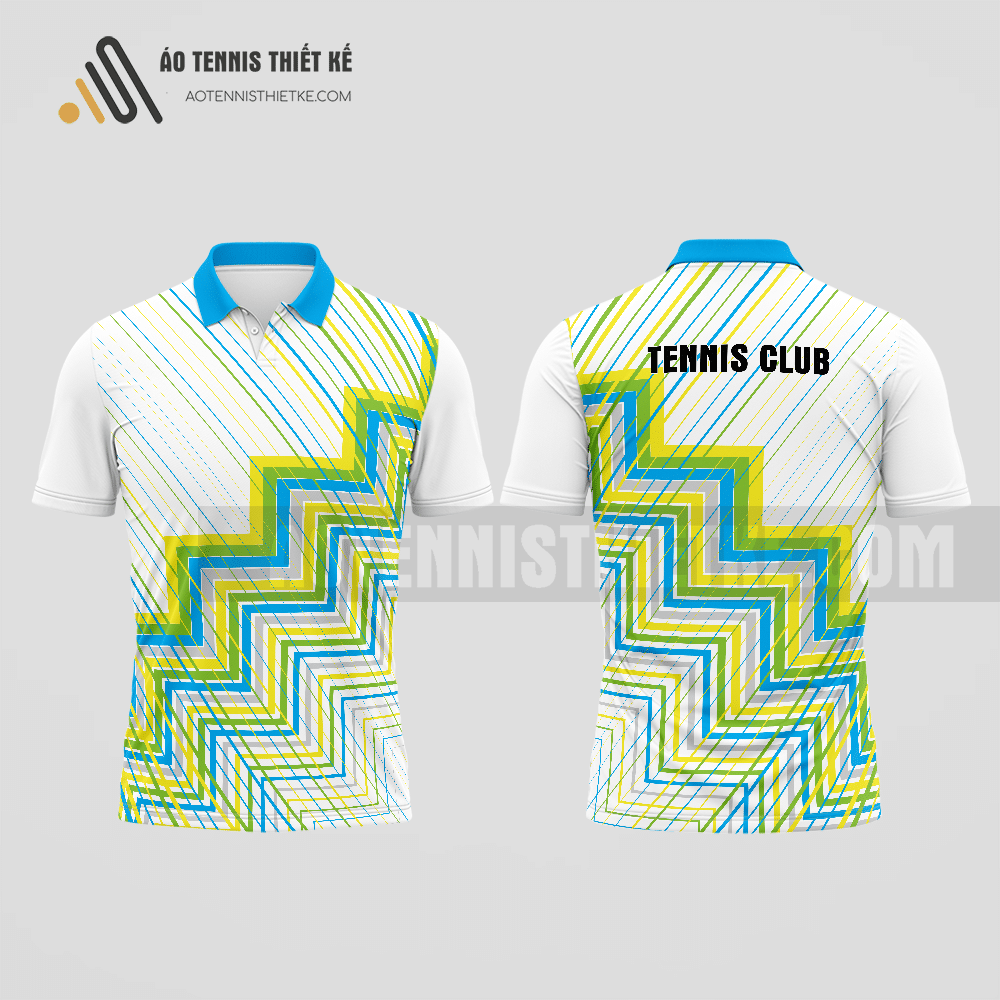 Mẫu áo quần vợt câu lạc bộ Thái Bình màu trắng thiết kế chất lượng ATNTK969