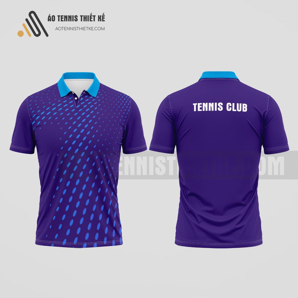 Mẫu áo quần vợt câu lạc bộ Thanh Oai màu tím thiết kế tiên tiến ATNTK984