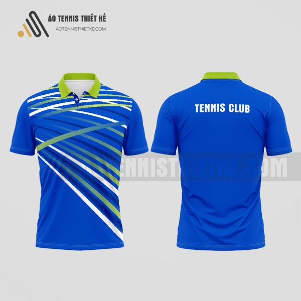 Mẫu áo quần vợt câu lạc bộ Vân Canh màu xanh dương thiết kế mới mẻ ATNTK909