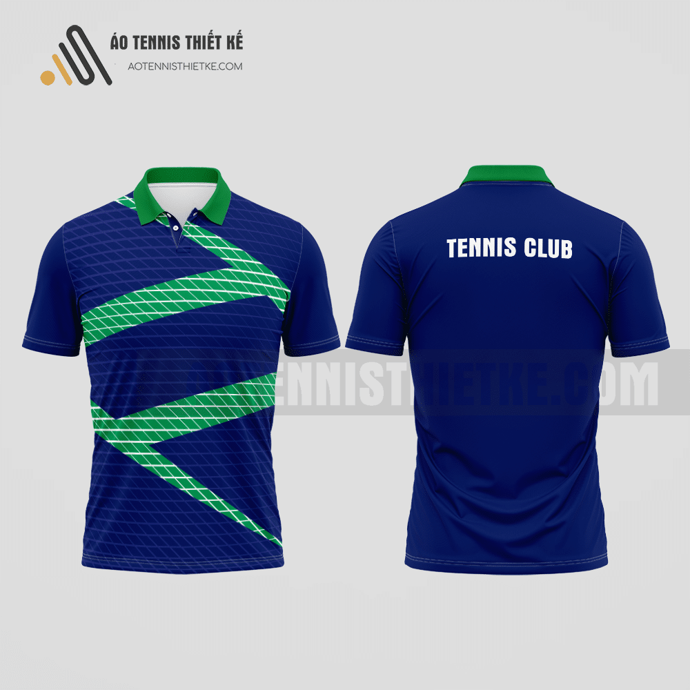 Mẫu áo quần vợt câu lạc bộ Vụ Bản màu tím than thiết kế cao cấp ATNTK939