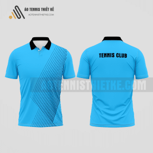 Mẫu áo tennis câu lạc bộ Hội An màu xanh da trời thiết kế độc đáo ATNTK536