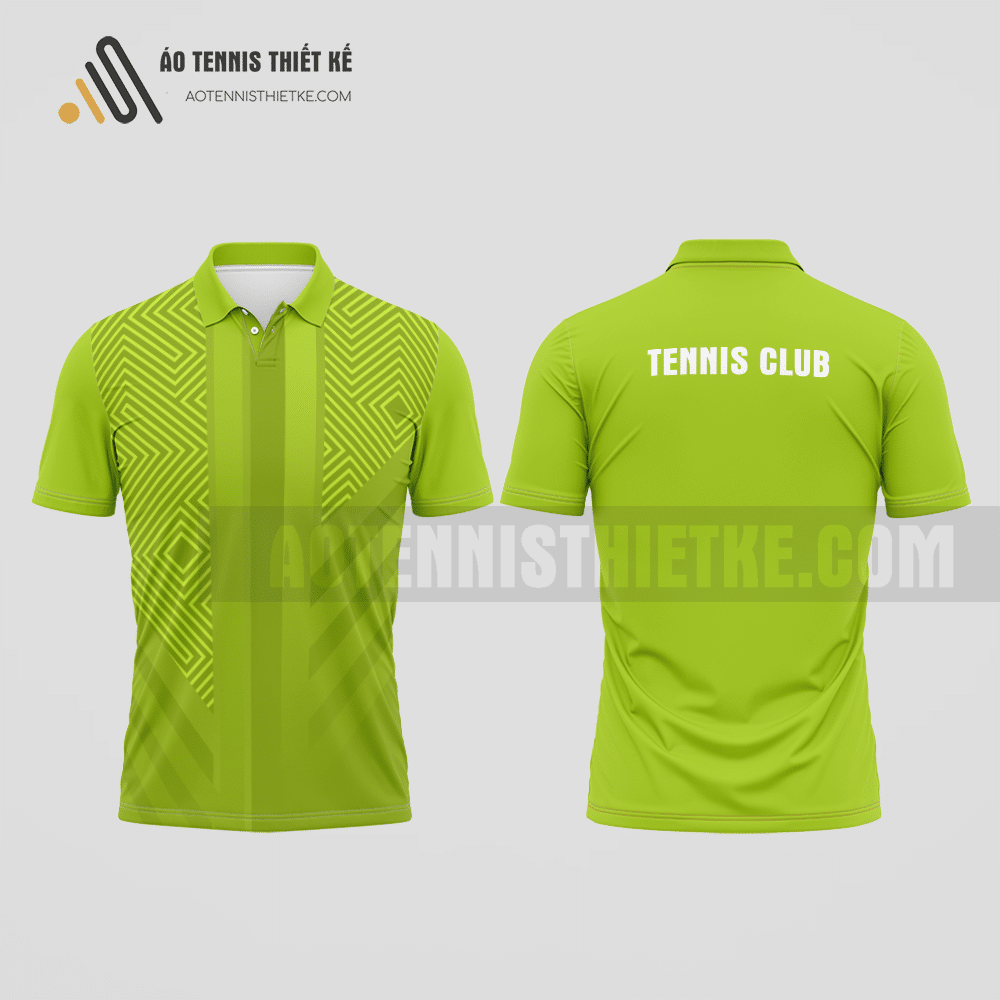 Mẫu áo tennis câu lạc bộ Nho Quan màu xanh cốm thiết kế tốt nhất ATNTK688
