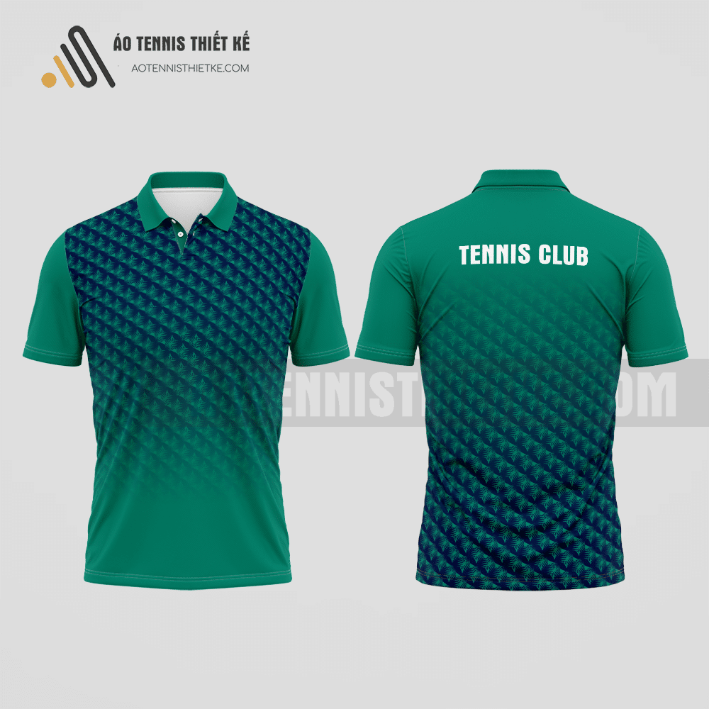Mẫu áo tennis câu lạc bộ Quảng Trạch màu ngọc thạch thiết kế thời trang ATNTK748