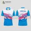 Mẫu áo tennis câu lạc bộ Thạch Thất màu xanh da trời thiết kế nữ ATNTK823