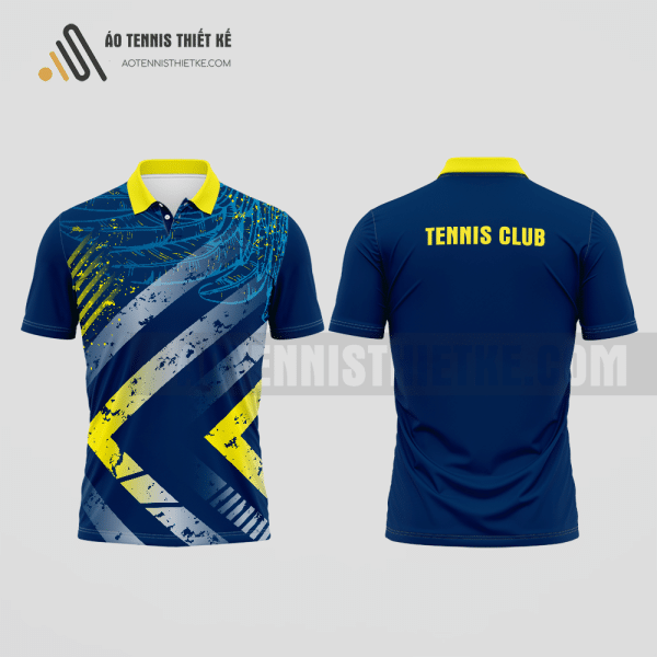 Mẫu áo tennis câu lạc bộ Tiên Lữ màu tím than thiết kế chất lượng ATNTK868