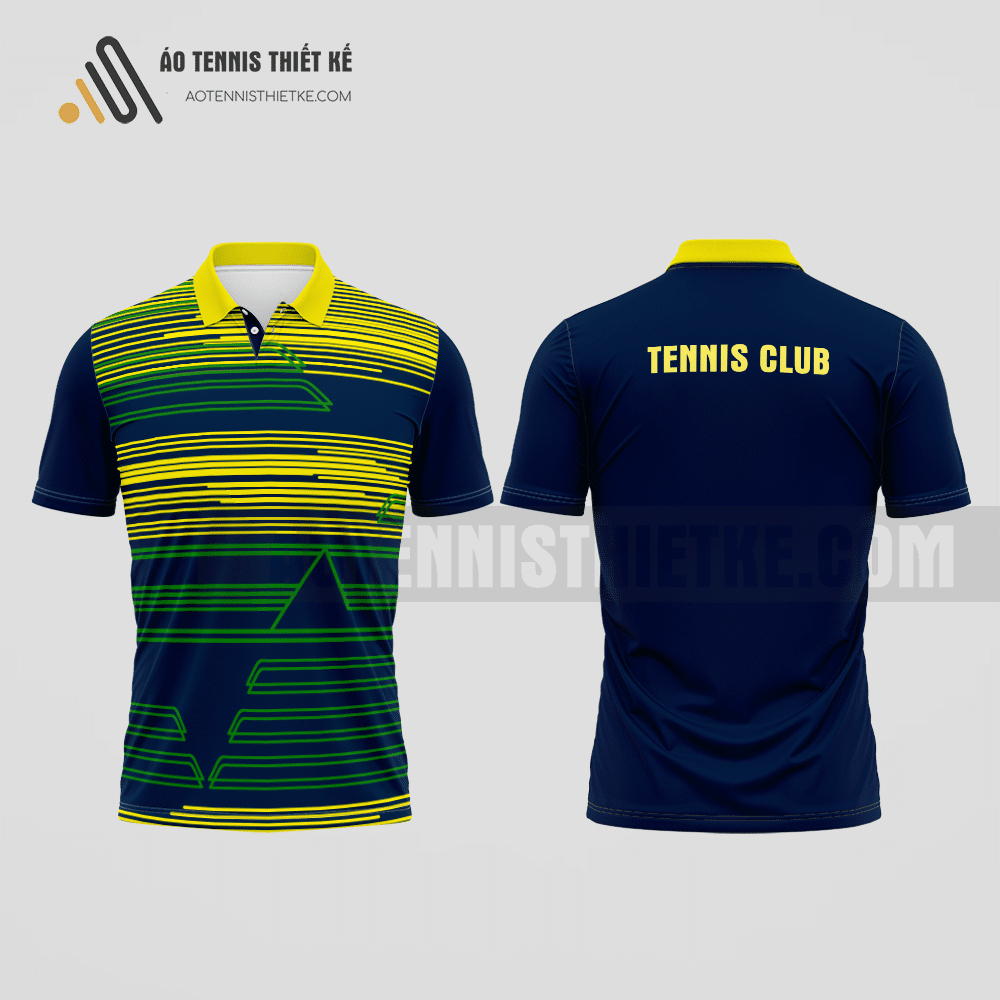 Mẫu áo tennis câu lạc bộ Tràng Định màu tím than thiết kế tiên tiến ATNTK883