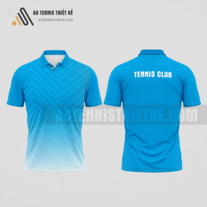 Mẫu áo tennis có cổ câu lạc bộ Phú Xuyên màu xanh da trời thiết kế chính hãng ATNTK731