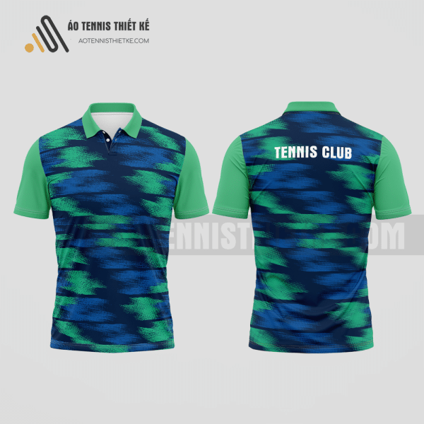 Mẫu áo tennis có cổ câu lạc bộ Sơn Tây màu tím than thiết kế linh hoạt ATNTK776