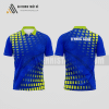 Mẫu áo tennis có cổ câu lạc bộ Thanh Khê màu xanh dương thiết kế hiệu quả ATNTK836