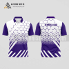 Mẫu áo tennis nam câu lạc bộ Kon Plông màu tím thiết kế tiện ích ATNTK574