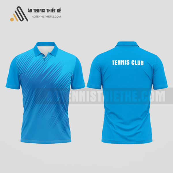 Mẫu áo tennis nam câu lạc bộ Lê Chân màu xanh da trời thiết kế đẳng cấp ATNTK604