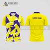 Mẫu áo tennis nam câu lạc bộ Lục Nam màu vàng tự thiết kế ATNTK619
