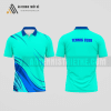 Mẫu áo tennis nam câu lạc bộ Mỹ Hào màu xanh lơ tự thiết kế ATNTK651