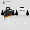 Mẫu áo tennis nam câu lạc bộ Quan Hóa màu đen thiết kế đa dạng ATNTK741