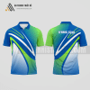 Mẫu áo tennis nam câu lạc bộ Sơn Động màu xanh biển thiết kế phong cách ATNTK771