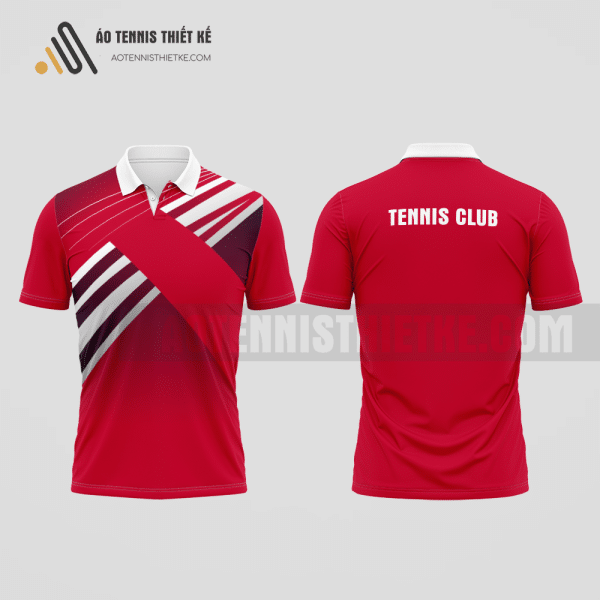 Mẫu áo thi đấu quần vợt câu lạc bộ Nguyên Bình màu hồng đậm thiết kế chất lượng ATNTK685