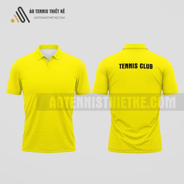 Mẫu áo thi đấu quần vợt câu lạc bộ Sơn La màu vàng thiết kế đa chức năng ATNTK775