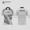 Mẫu áo thi đấu quần vợt câu lạc bộ Tam Đường xám đen thiết kế nam ATNTK790