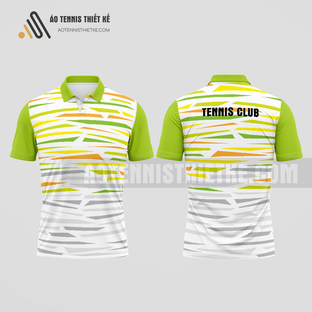 Mẫu áo thi đấu quần vợt câu lạc bộ Thái Hòa màu xanh cốm thiết kế uy tín ATNTK970