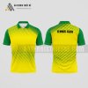 Mẫu áo thi đấu quần vợt câu lạc bộ Thới Bình màu vàng thiết kế tiện ích ATNTK850
