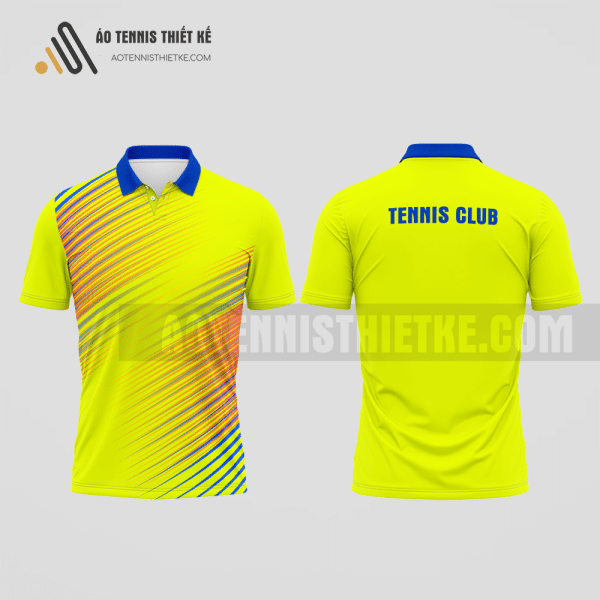 Mẫu áo thi đấu quần vợt câu lạc bộ Thủ Đức màu vàng thiết kế cao cấp ATNTK1000