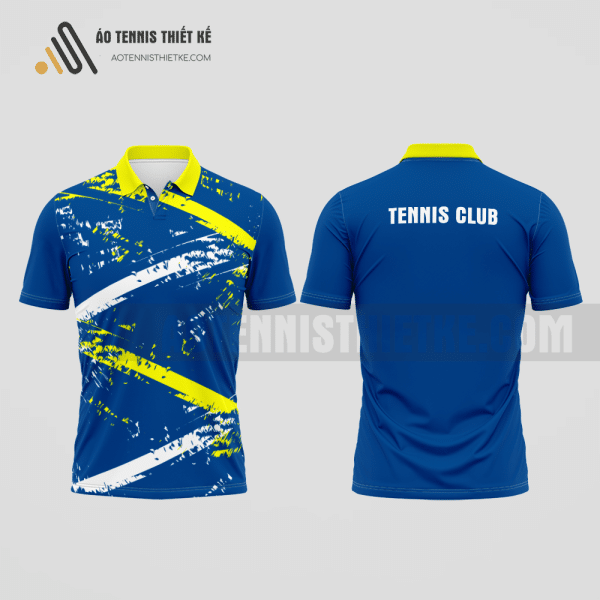 Mẫu áo thi đấu quần vợt câu lạc bộ Vũ Quang màu xanh biển thiết kế chất lượng ATNTK940