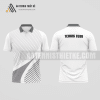 Mẫu áo thun tennis câu lạc bộ Mường Lay màu bạc thiết kế xu hướng ATNTK647