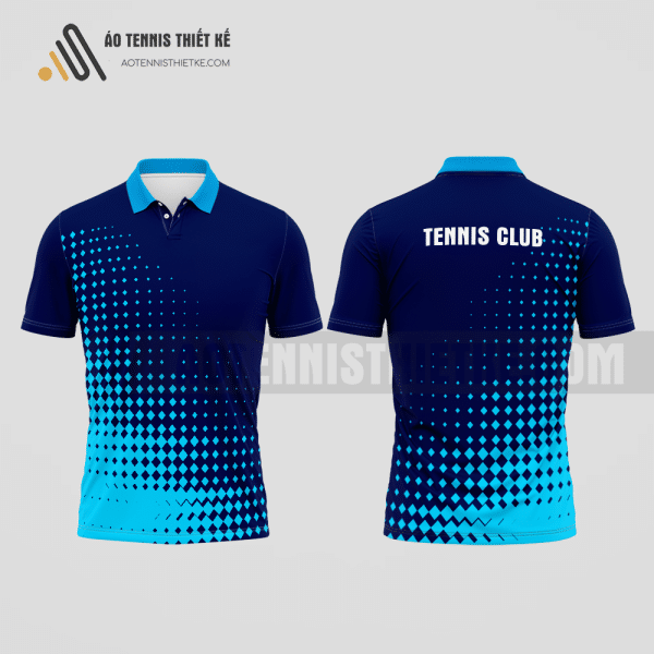 Mẫu áo thun tennis câu lạc bộ Nam Giang màu tím than thiết kế mới mẻ ATNTK662