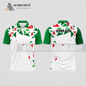 Mẫu áo thun tennis câu lạc bộ Si Ma Cai màu xanh lá thiết kế nổi bật ATNTK767