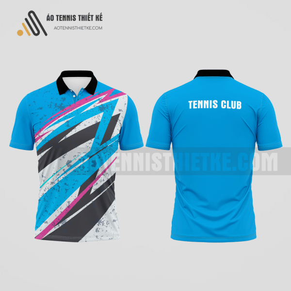 Mẫu áo thun tennis câu lạc bộ Tân Châu màu da trời thiết kế hiện đại ATNTK797