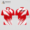 Mẫu áo thun tennis câu lạc bộ Thiệu Hóa màu đỏ thiết kế thời trang ATNTK992