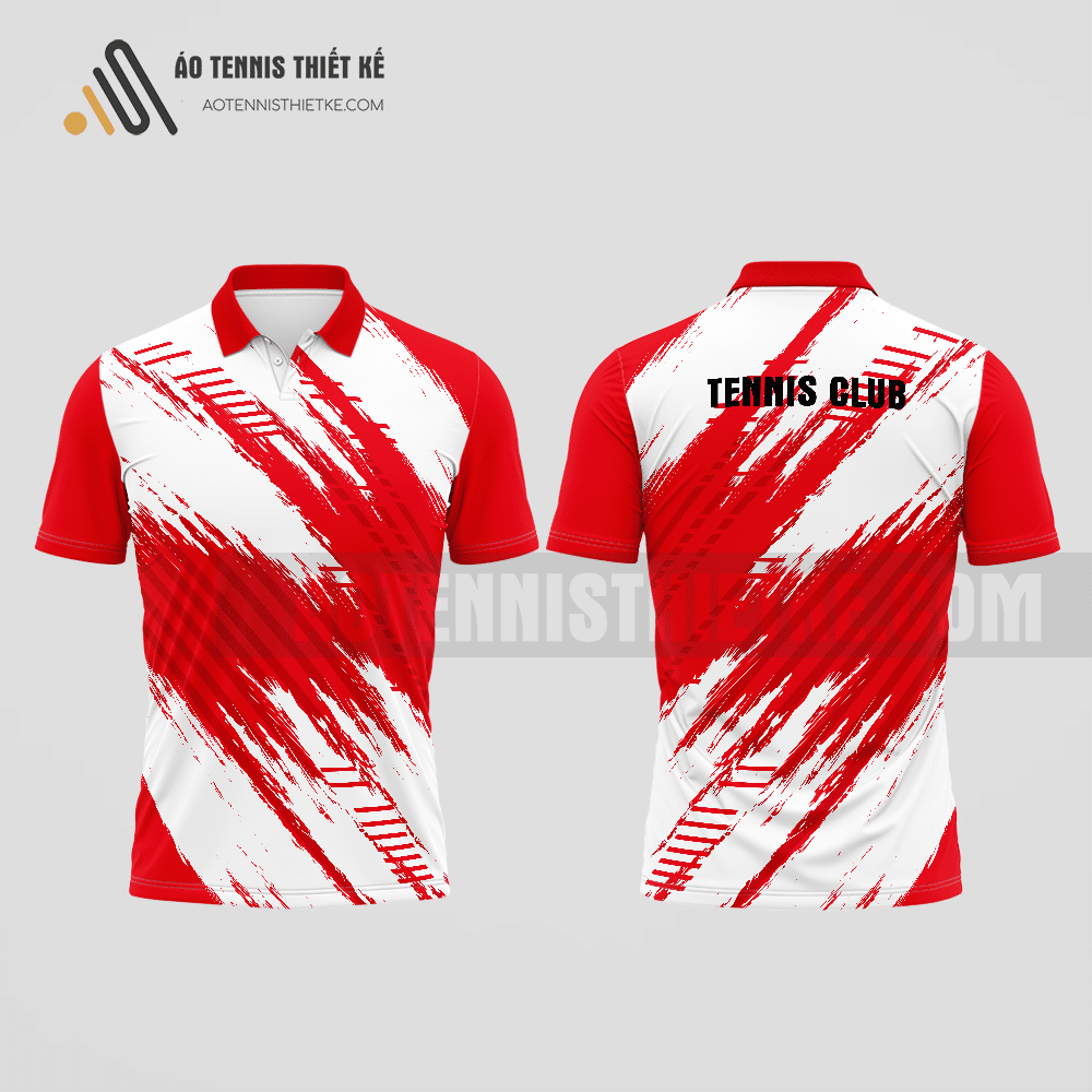 Mẫu áo thun tennis câu lạc bộ Thiệu Hóa màu đỏ thiết kế thời trang ATNTK992