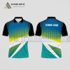 Mẫu áo thun tennis câu lạc bộ Xuyên Mộc màu xanh ngọc thiết kế sang trọng ATNTK947