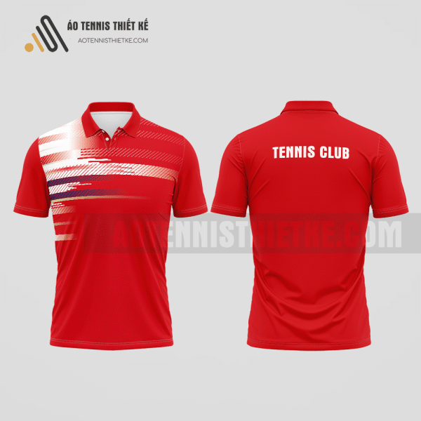 Mẫu đồng phục tennis câu lạc bộ Hai Bà Trưng màu đỏ thiết kế tốt nhất ATNTK507