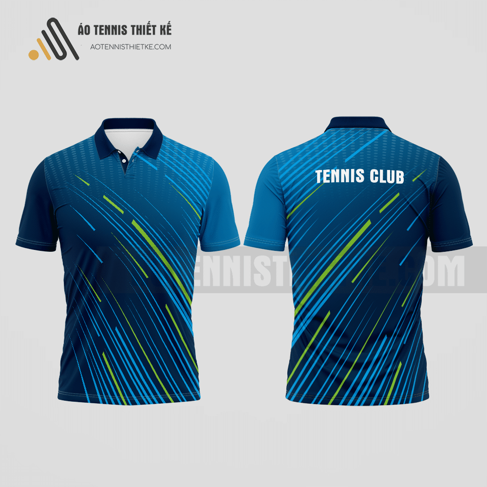 Mẫu đồng phục tennis câu lạc bộ Long Hồ màu tím than thiết kế tiện lợi ATNTK612