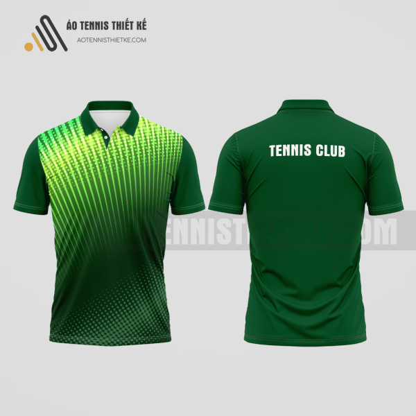 Mẫu đồng phục tennis câu lạc bộ Long Phú màu xanh bộ đội thiết kế cá nhân ATNTK616