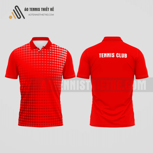 Mẫu đồng phục tennis câu lạc bộ Nghĩa Hưng màu đỏ thiết kế tiêu chuẩn ATNTK678
