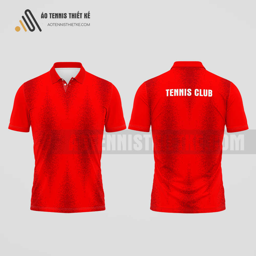 Mẫu đồng phục tennis câu lạc bộ Ninh Giang màu đỏ thiết kế độc đáo ATNTK693