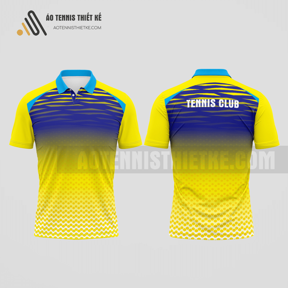 Mẫu đồng phục tennis câu lạc bộ Phong Điền màu vàng thiết kế thời trang ATNTK708