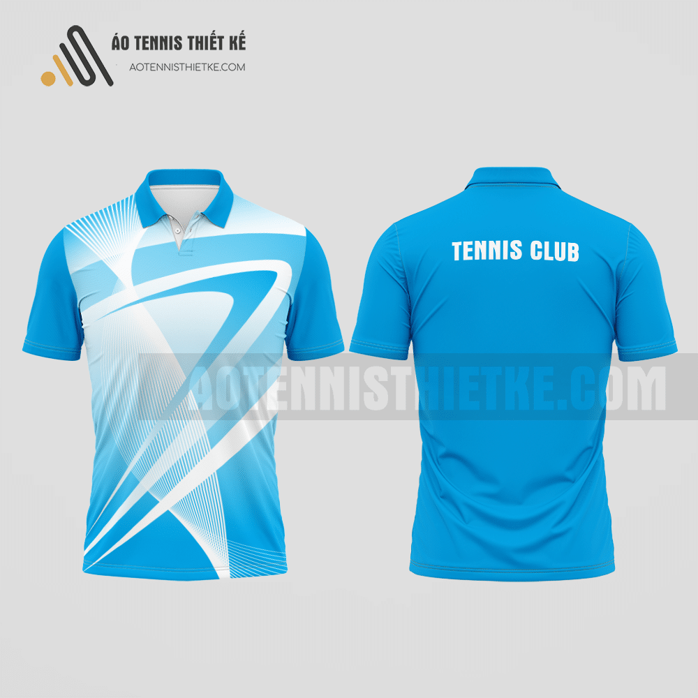 Mẫu đồng phục tennis câu lạc bộ Sìn Hồ màu xanh da trời thiết kế tiện ích ATNTK768