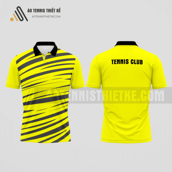 Mẫu đồng phục tennis câu lạc bộ Tân Thạnh màu vàng thiết kế thời trang ATNTK809
