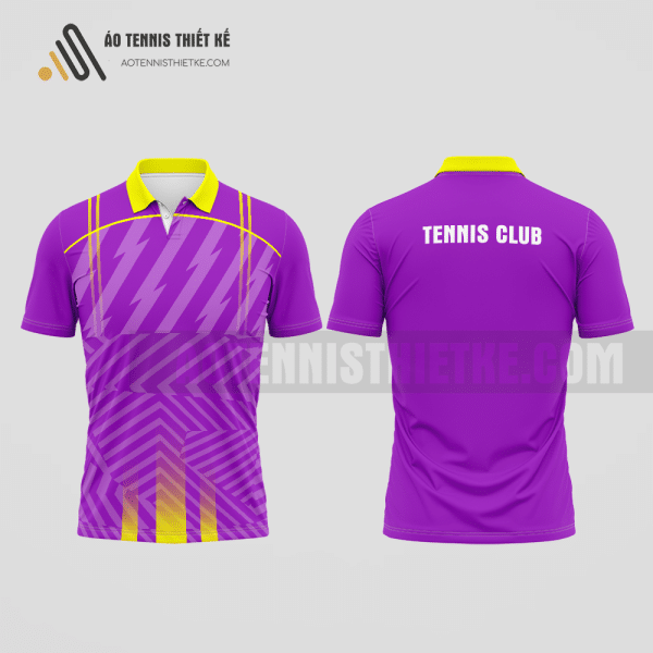Mẫu đồng phục tennis câu lạc bộ Thọ Xuân màu tím thiết kế cá nhân ATNTK993